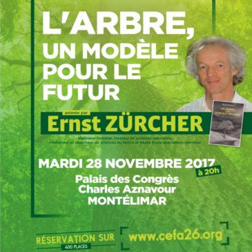 CONFERENCE d’Ernst Zürcher le 28 Novembre 2017 à 20h au Palais des congrès de Montélimar