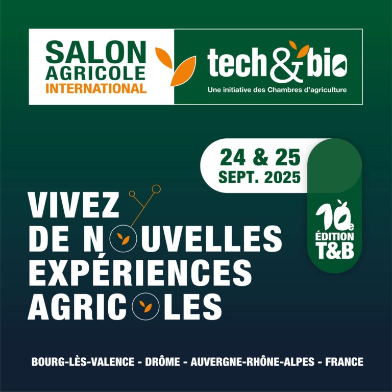 Salon Tech & Bio : demandez vos places gratuites  !