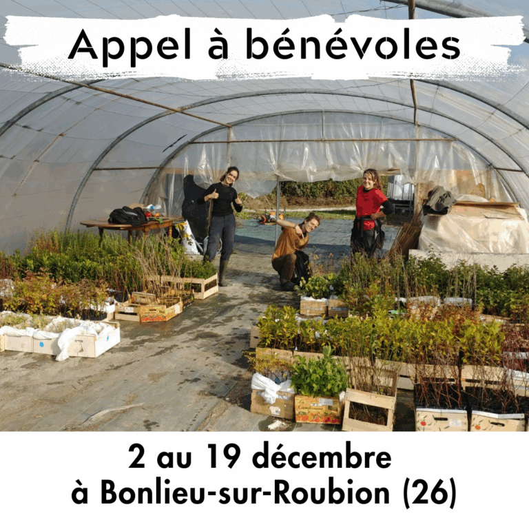 Appel à bénévole : Pôle Agroforeterie