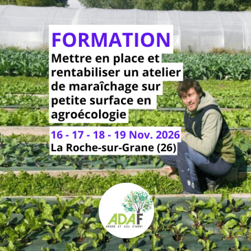 Mettre en place et rentabiliser un atelier de maraîchage sur petite surface en agroécologie