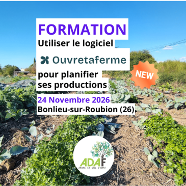 Utiliser le logiciel « Ouvre ta ferme » pour planifier ses productions