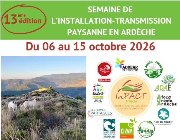 Semaine Installation-Transmission Paysanne en Ardèche