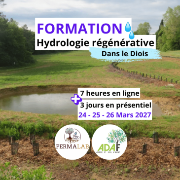 Hydrologie régénérative : Keyline Design, comment augmenter la résilience en eau et améliorer la fertilité de son sol
