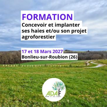Concevoir son projet de haie et d'agroforesterie