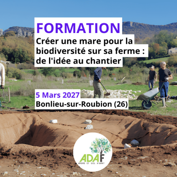 Créer une mare pour la biodiversité sur sa ferme : de l'idée au chantier
